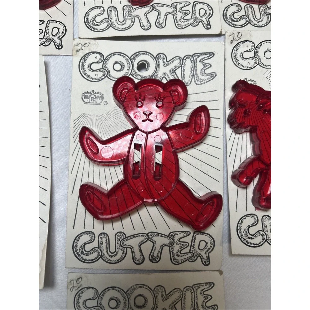 Educational Products Company Vintage Animal Cookie Cutters Lot Of 7 Farm Rooster